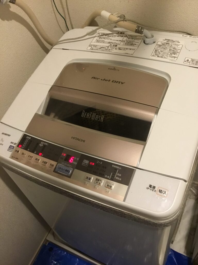 全自動洗濯機 HITACHI BW-9TV - 洗濯機