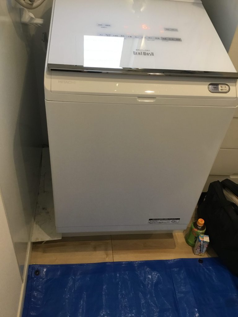 日立製洗濯機ビートウォッシュ BW-DX120Cの分解クリーニング